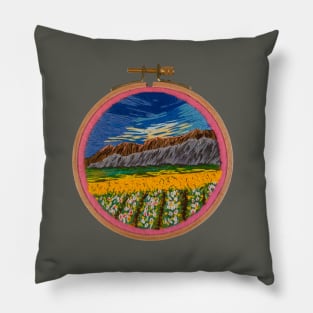 Yellow World Pillow