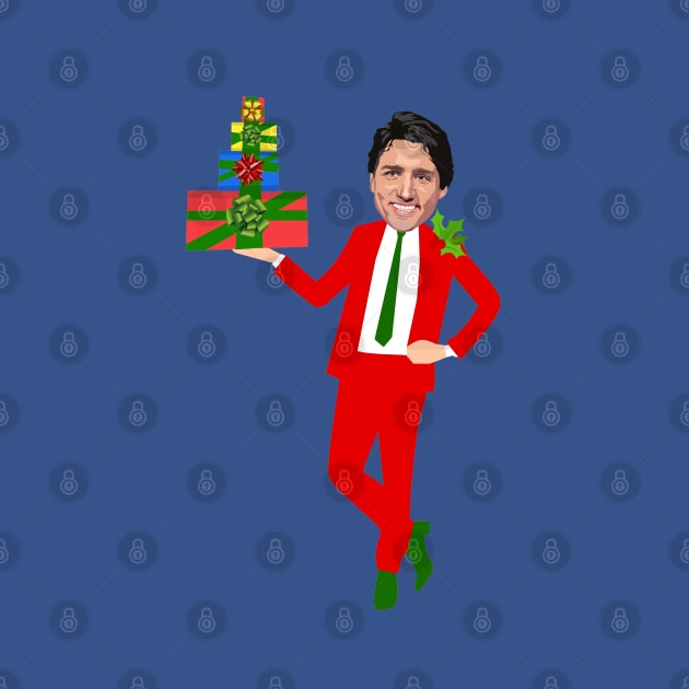 christmas justin trudeau by gossiprag