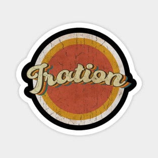 circle vintage Iration Magnet