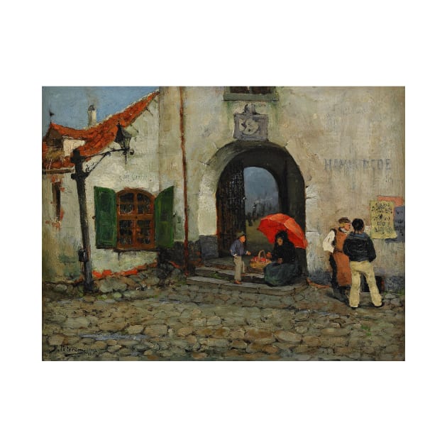 Outside the Harbor Master's Office by Hugo Birger by Classic Art Stall