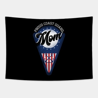 Proud Coast Guard Mom Tapestry