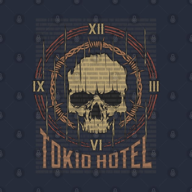 Tokio Hotel Vintage Skull by darksaturday