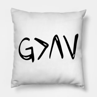 God is Greater Pillow