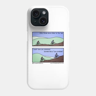 Mountain bike issues Phone Case