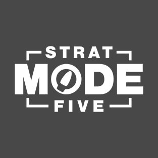 Strat Mode Five F1 White Design T-Shirt