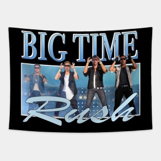 Big Time Rush retro band logo Tapestry