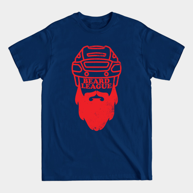Discover Beard League - Playoff Hockey (red version) - Hockey - T-Shirt
