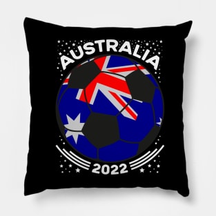 Australia Flag Soccer Football Team Pillow