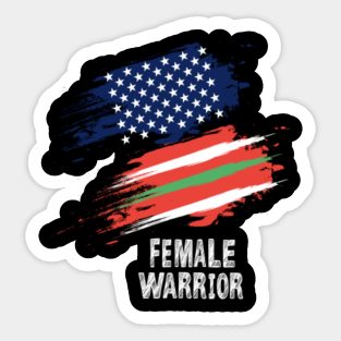 Female Veteran Stickers Teepublic