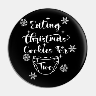 eating christmas cookies for two Pin