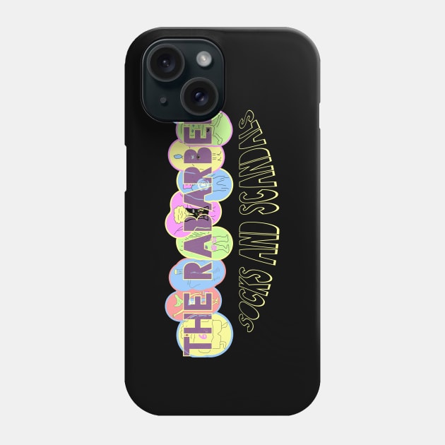 The Rabarbers: Socks and Scandals Phone Case by Rabarbar