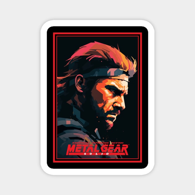 Snake - Metal Gear Solid Magnet by NeonOverdrive