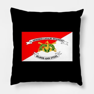 3rd Armored cavalry Regiment Colors Pillow