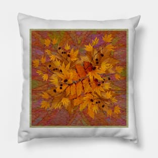 Autumn Leaf Bouquet Pillow