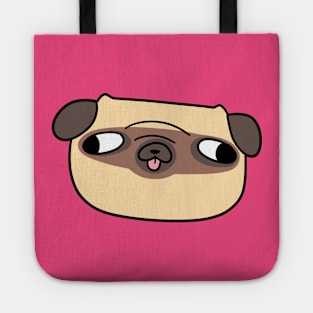 Simple Pug Face Tote