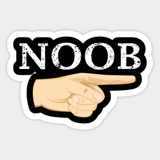 I Make Noobs Rage Quit Sticker for Sale by VibenGraphics