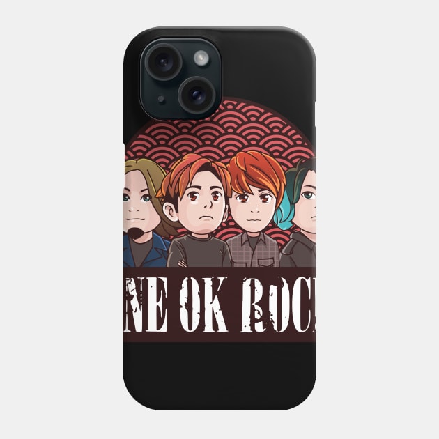 One Ok Rock Anime Big Head Phone Case by obiyshinichiart