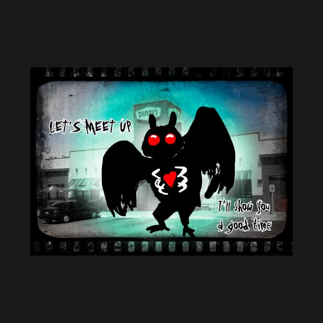 Mothman ate my entire breakfast slam by sandpaperdaisy