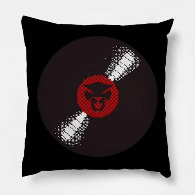 Thundercat vinyl Pillow by Pixelwave