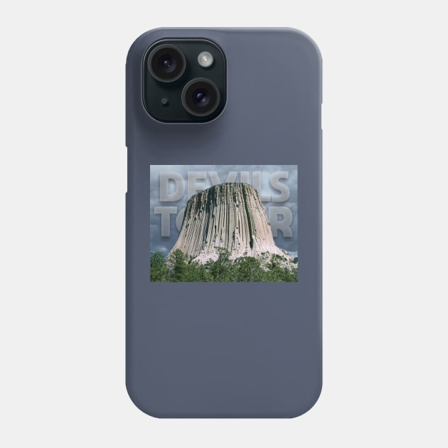 Devils Tower Phone Case by Dale Preston Design