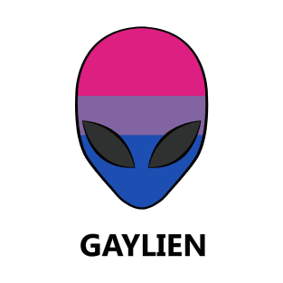 Gaylien Bisexuality LGBT Pride Alien T-Shirt