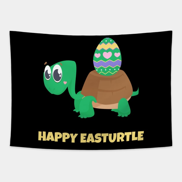 Happy Easter Turtle T Shirt Funny Cute Tortoise Costume Kids T-Shirt Tapestry by DDJOY Perfect Gift Shirts