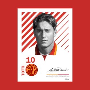 FRANCESCO TOTTI / VINTAGE POSTER LIMITED EDITION T-Shirt