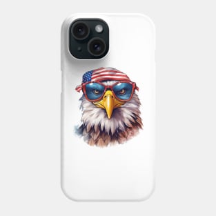 Cool American Eagle Portrait #5 Phone Case