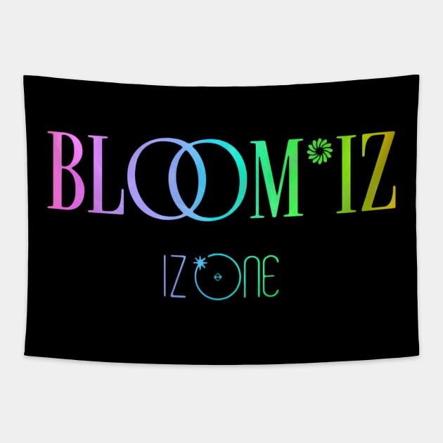 Izone Bloomiz Tapestry by hallyupunch