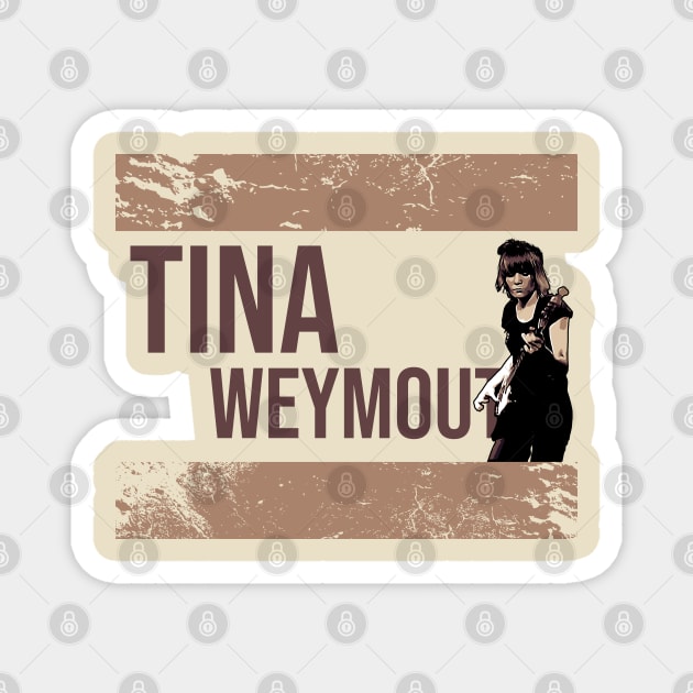 Tina Weymouth Magnet by Degiab