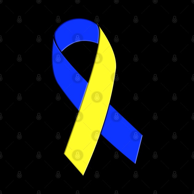 Down Syndrome Support Ribbon - Center by A Down Syndrome Life