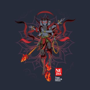 NeZha the third lotus prince. dark version T-Shirt