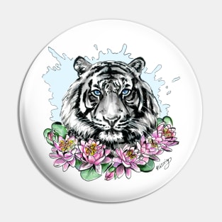 Black water tiger Pin