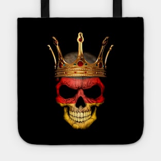 German Flag Skull with Crown Tote