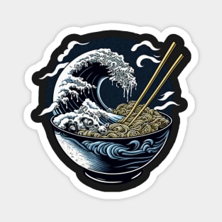 The great wave off kanagawa Ramen Bowl Magnet