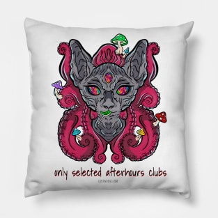 only selected afterhours clubs - Catsondrugs.com - rave, edm, festival, techno, trippy, music, 90s rave, psychedelic, party, trance, rave music, rave krispies, rave Pillow