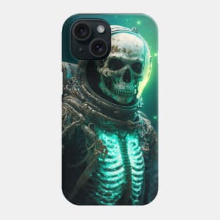 Skeleton astronaut Phone Case