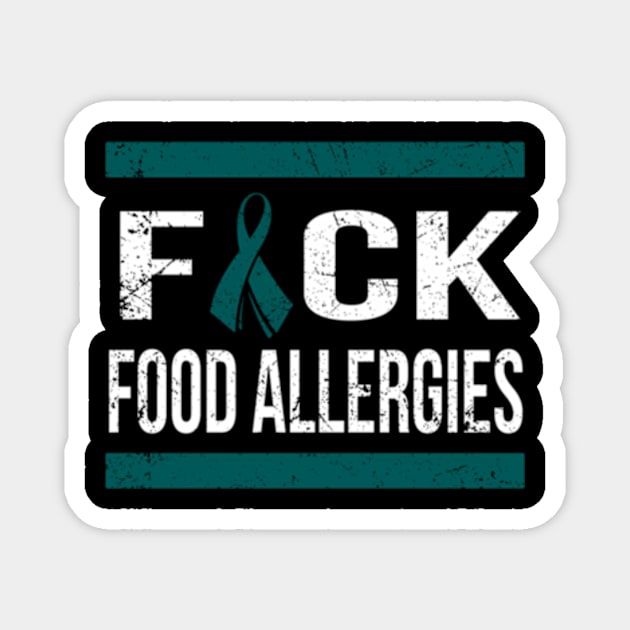 Support Food Allergies Magnet by Sink-Lux