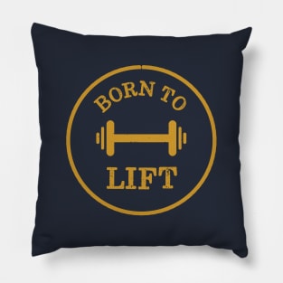 Born To Lift Retro Workout Pillow