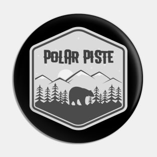 Polar Piste, snowboard t-shirts, lift t-shirts, snowboarding t-shirts, extreme sports, extreme t-shirts, rocky mountains, downhill t-shirts Pin