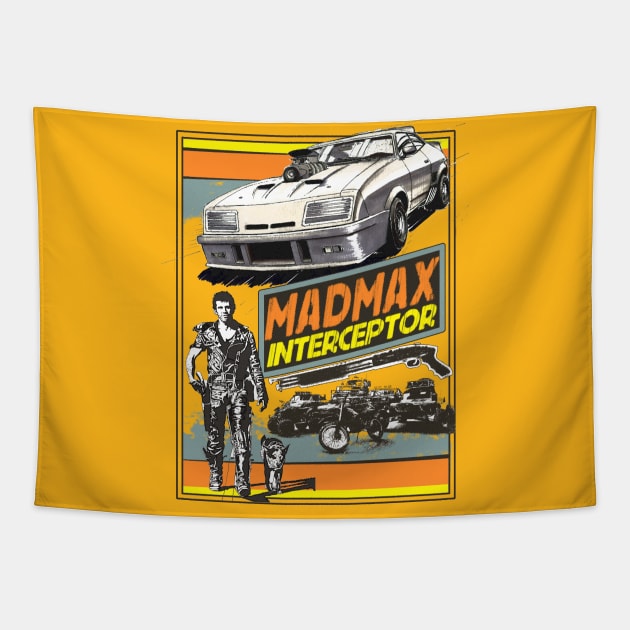 Mad Max V8 Interceptor Tapestry by TVmovies