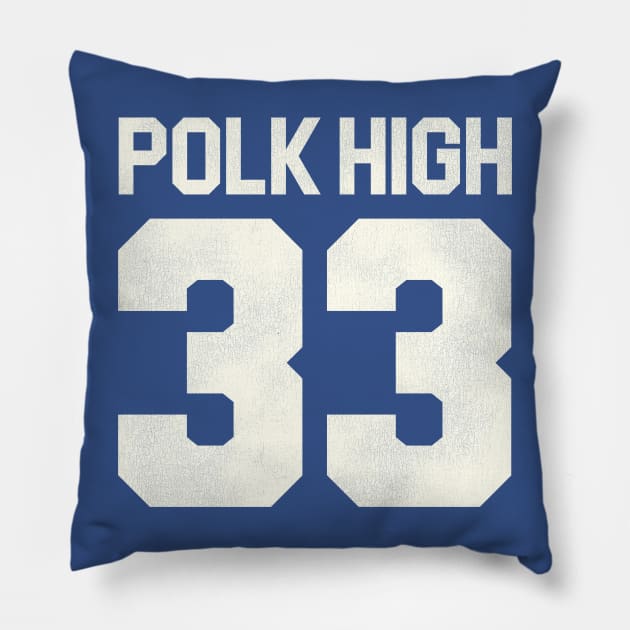 Al Bundy Polk High Football Jersey (Front/Back Print) Pillow by darklordpug