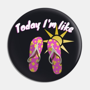 Flip Flops Summer Holidays Pin