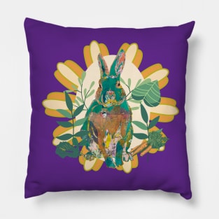 Bunny Rabbit Garden Pillow