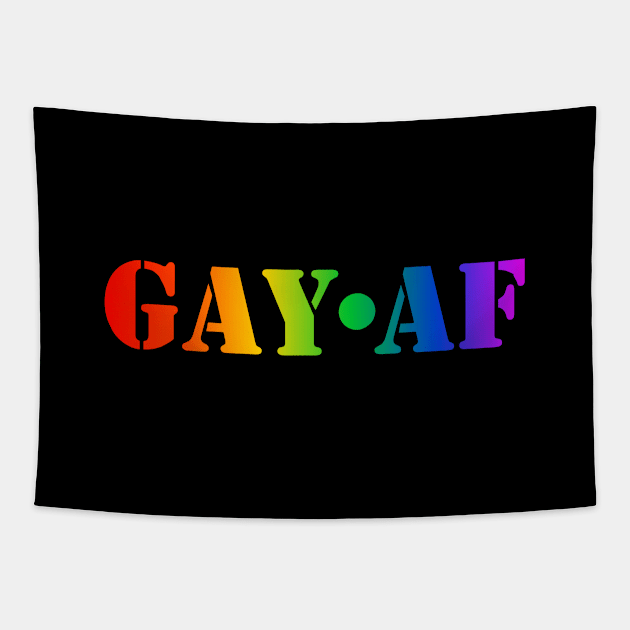 Gay AF Tapestry by SapphoStore