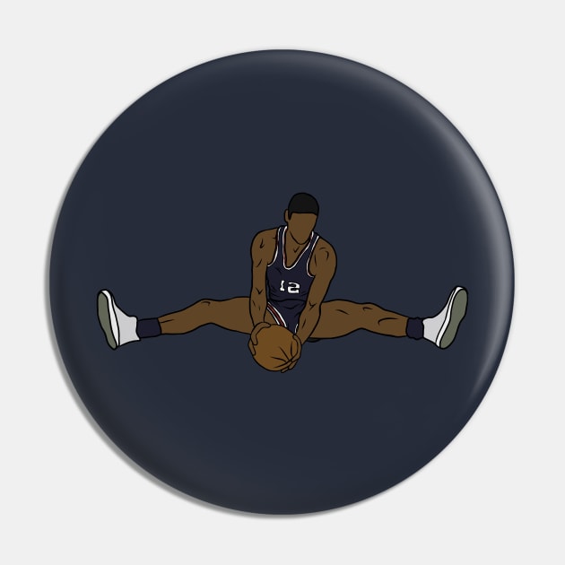 Oscar Robertson Rebound Pin by rattraptees