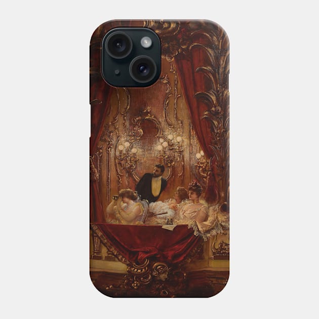 A Night at the Opera by Carl Kahler Phone Case by Classic Art Stall