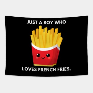 Just a boy who loves french fries Tapestry