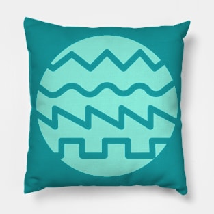 Synthesizer Waveforms Pillow