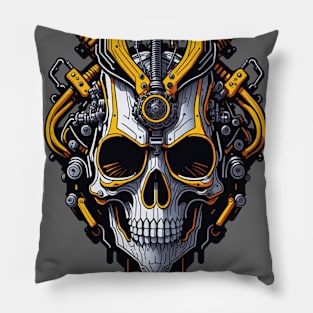 Mecha Skull S01 D36 Pillow